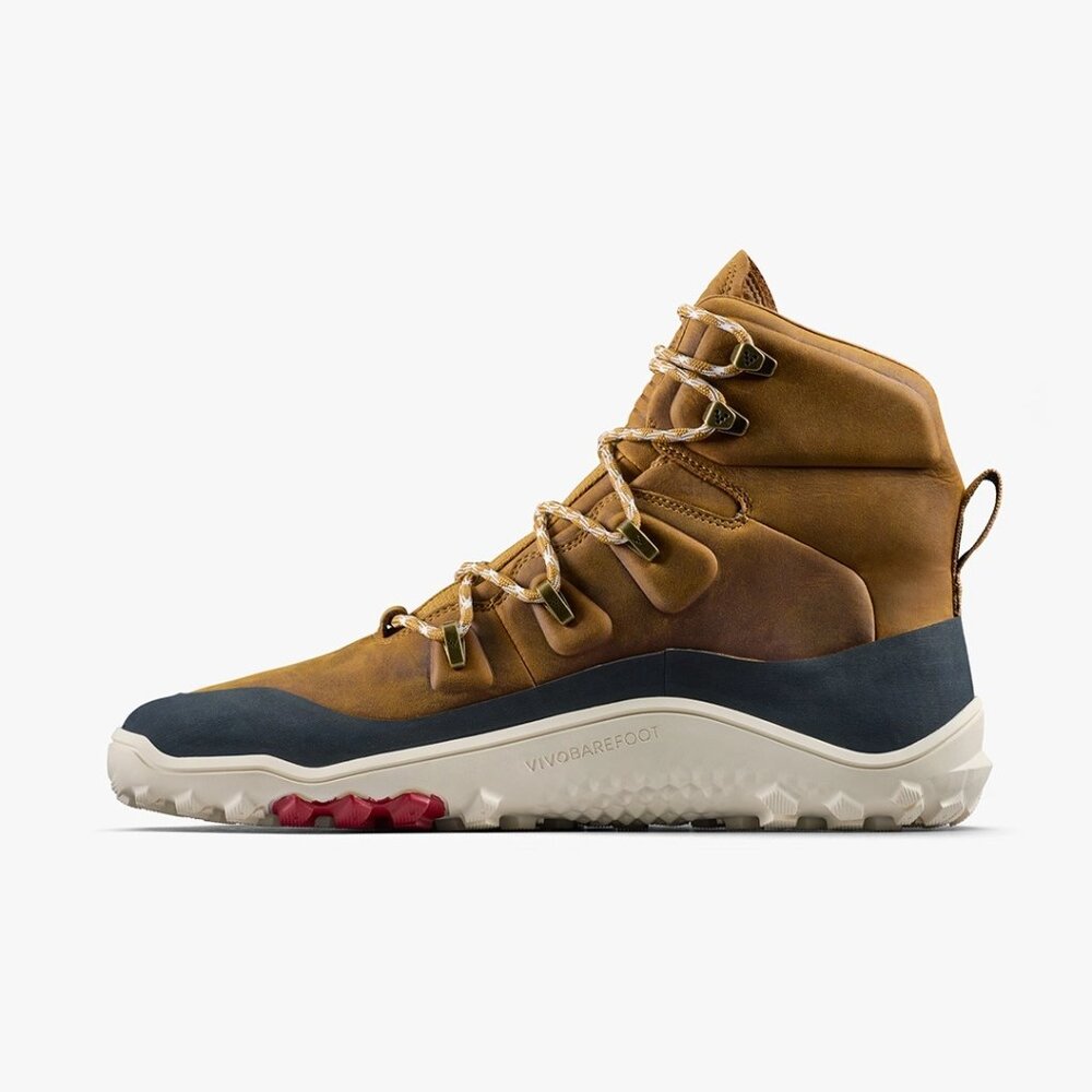 Vivobarefoot Tracker Leather AT Womens in Tan - Picture 3 of 7